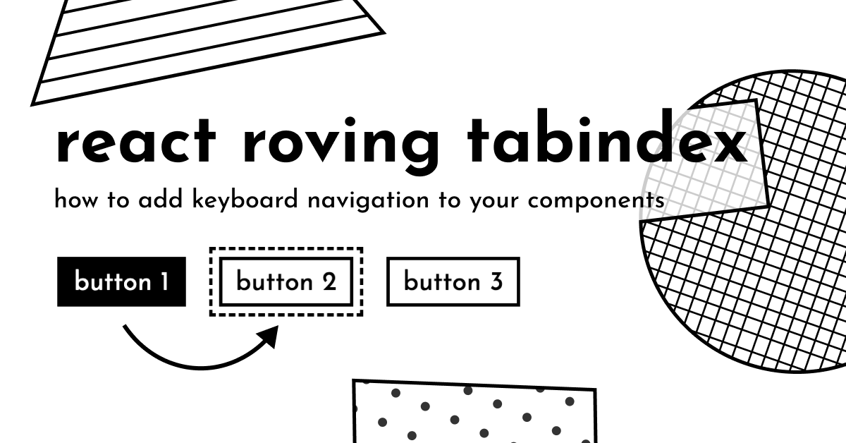 React roving tabindex